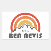 Ben Nevis Rechthoekige Sticker (Voorkant)