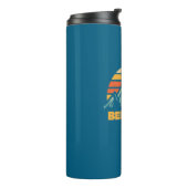 Ben Nevis Retro Turquoise Thermosbeker (Gedraaid links)