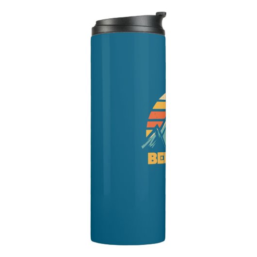 Ben Nevis Retro Turquoise Thermosbeker (Gedraaid links)