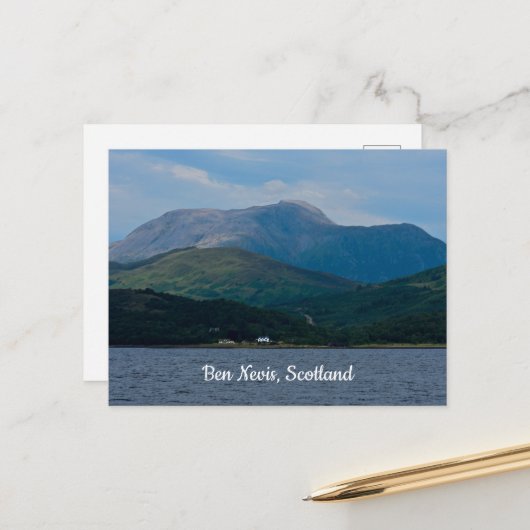 Ben Nevis, Schotland Ansichtkaart Briefkaart (Voorkant / Achterkant in situ)