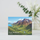 Ben Nevis Schotland Briefkaart (Staand voorkant)
