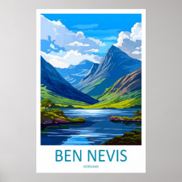 Ben Nevis Schotland Reisposter 1 Poster
