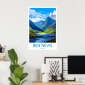 Ben Nevis Schotland Reisposter 1 Poster (Thuiskantoor)
