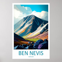 Ben Nevis Schotland Reisposter 2 Poster
