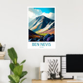 Ben Nevis Schotland Reisposter 2 Poster (Thuiskantoor)