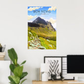Ben Nevis Schotland Reisposter Dag Poster (Thuiskantoor)