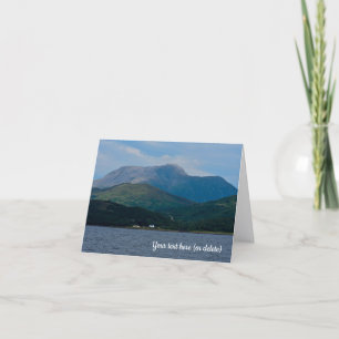 Ben Nevis, Schotland Wenskaart Bedankkaart