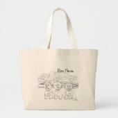 Ben Nevis Scotland met Westies Canvas tas (Voorkant)