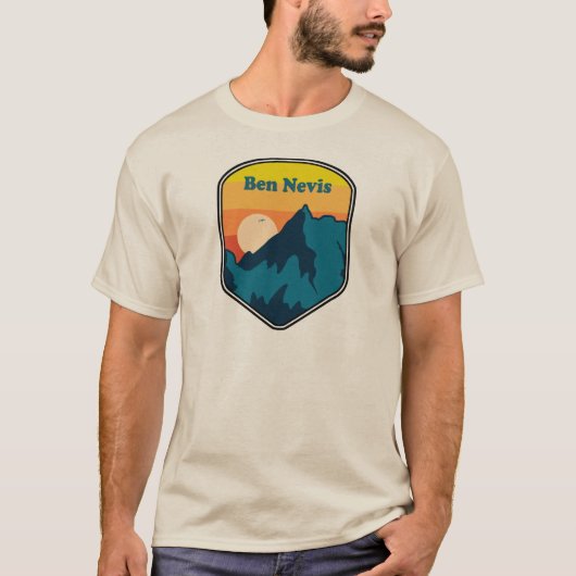 Ben Nevis Scotland Sunrise T-shirt (Voorkant)