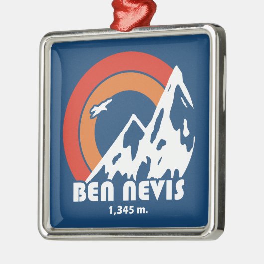 Ben Nevis Sun Eagle Metalen Ornament (Links)