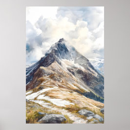 Ben Nevis watercolorposter Watercolor 1 Poster