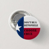 BEN NIET EEN BETOPHILE RONDE BUTTON 3,2 CM (Voorkant /achterkant)