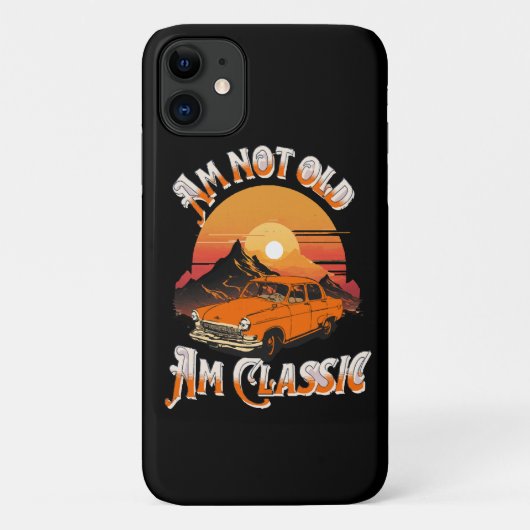 ben niet oud ben klassieker Case-Mate iPhone case (Achterkant)