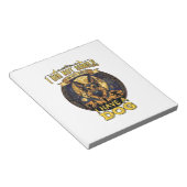 Ben Niet Single Heb Hond Halloween_1 Notitieblok (Schuin)