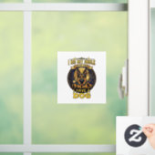 Ben Niet Single Heb Hond Halloween_1 Raamsticker (Huis)