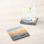 Ben nog steeds en weet dat ik God ben Bier Onderzetter (Rechterzijde)