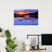 Ben nog steeds en weet dat ik God ben die 46:10 Po Poster (Thuiskantoor)