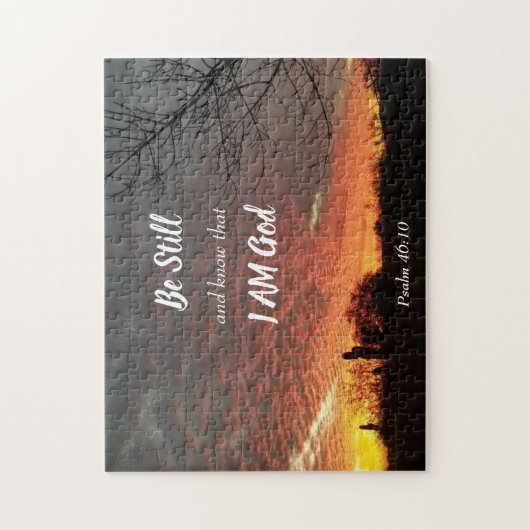 Ben nog steeds en weet dat ik God ben Legpuzzel (Verticaal)