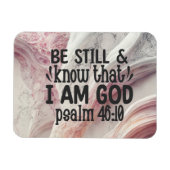 Ben nog steeds en weet dat ik God ben Magneet (Horizontaal)