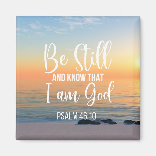 Ben nog steeds en weet dat ik God ben Magneet (Voorkant)