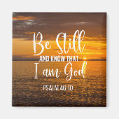 Ben nog steeds en weet dat ik God ben Magneet (Voorkant)