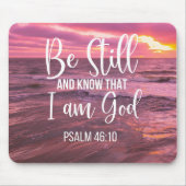 Ben nog steeds en weet dat ik God ben Muismat (Voorkant)