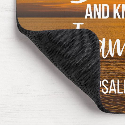 Ben nog steeds en weet dat ik God ben Muismat (Hoek)