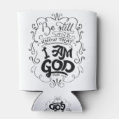 Ben nog steeds en weet dat ik God ben, Psalm 46:10 Blikjeskoeler (Achterkant)