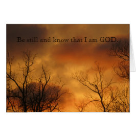 Ben nog steeds en weet dat ik God ben Psalms 46:10