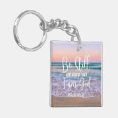 Ben nog steeds en weet dat ik God ben Sleutelhanger (Voorkant Links)