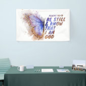 Ben nog steeds en weet dat ik God ben: Vrouwenvlin Spandoek (Beurs)