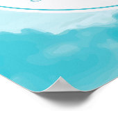 Ben nog steeds en weet dat ik God Bijbelse Clouds Poster (Hoek)