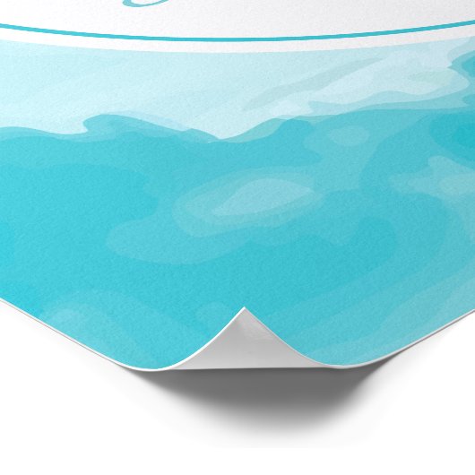 Ben nog steeds en weet dat ik God Bijbelse Clouds Poster (Hoek)