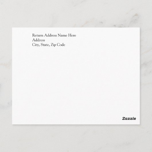 Ben nog steeds en weet dat ik God Christelijke Bij Briefkaart (Achterkant)