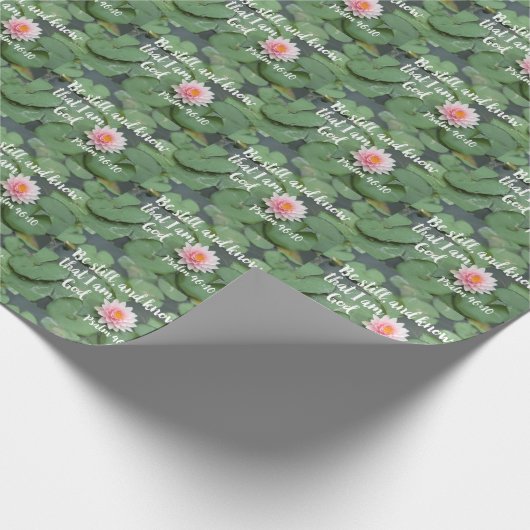 Ben nog steeds en weet dat ik God Christelijke Bij Cadeaupapier (Hoek)