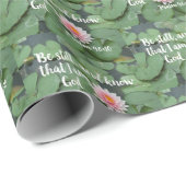 Ben nog steeds en weet dat ik God Christelijke Bij Cadeaupapier (Rol Hoek)