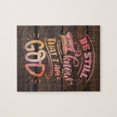 Ben nog steeds en weet dat ik God Christelijke Bij Legpuzzel (Horizontaal)