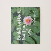 Ben nog steeds en weet dat ik God Christelijke Bij Legpuzzel (Verticaal)