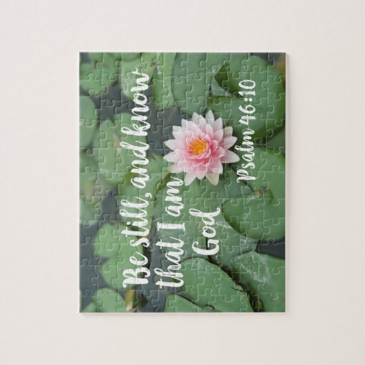 Ben nog steeds en weet dat ik God Christelijke Bij Legpuzzel (Verticaal)