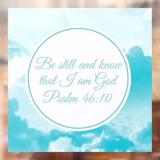 Ben nog steeds en weet dat ik God Christelijke Ker Raamsticker (Vel 2)