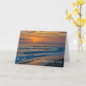 Ben nog steeds en weet dat ik God kaart ben (Gele Bloem)