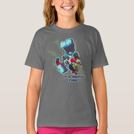 Ben & Omni-Enhanced Vier Wapens - Het is de tijd v T-shirt (Voorkant)