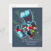 Ben & Omni-Enhanced Vier Wapens - Het is de tijd v Uitnodiging Briefkaart (Voorkant / Achterkant)