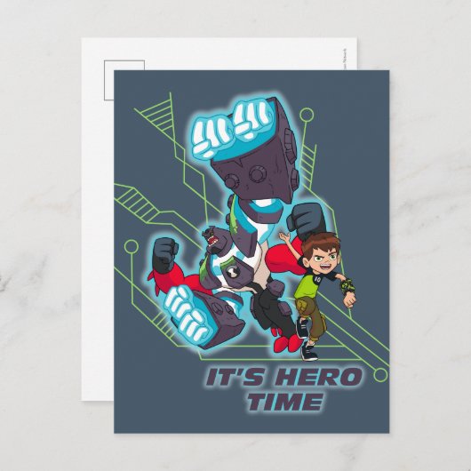 Ben & Omni-Enhanced Vier Wapens - Het is de tijd v Uitnodiging Briefkaart (Voorkant / Achterkant)