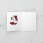 Ben Ongehoorzame Kerstman Feestdagen Kaart (Binnen)