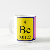 Ben periodieke lijstnaam mok (Voorkant links)