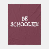 BEN SCHOOOLEN! FLEECE DEKEN (Voorkant)