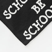 BEN SCHOOOLEN! FLEECE DEKEN (Hoek)