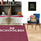 BEN SCHOOOLEN! FLEECE DEKEN