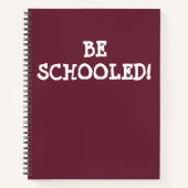 BEN SCHOOOLEN! NOTITIEBOEK (Voorkant)